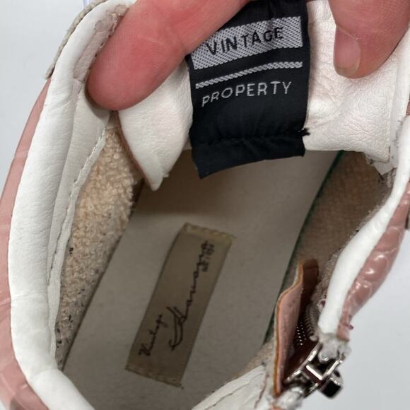 Vintage Havana Womens White Pink Lace Ups High Tops Sneakers Size 8 - Picture 13 of 15